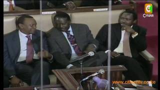 Body Language in Parliament.