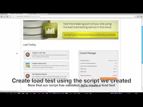 How to run a load test HD