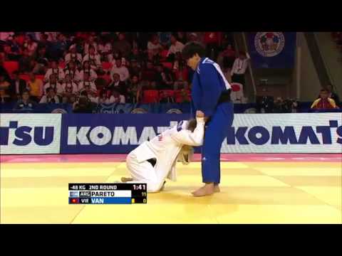 Paula Pareto vs Ngoc Tu Van World Judo Championships 2015 - Astana