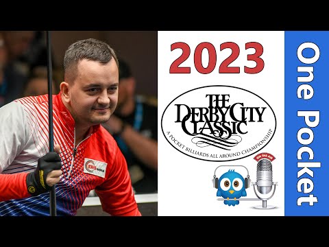 Konrad Juszczyszyn vs Mark Whitaker - One Pocket - 2023 Derby City Classic rd 1