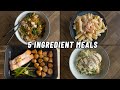 5 Ingredient High Protein Meals **quick & easy recipes**