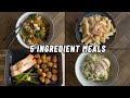 5 Ingredient High Protein Meals **quick & easy recipes**