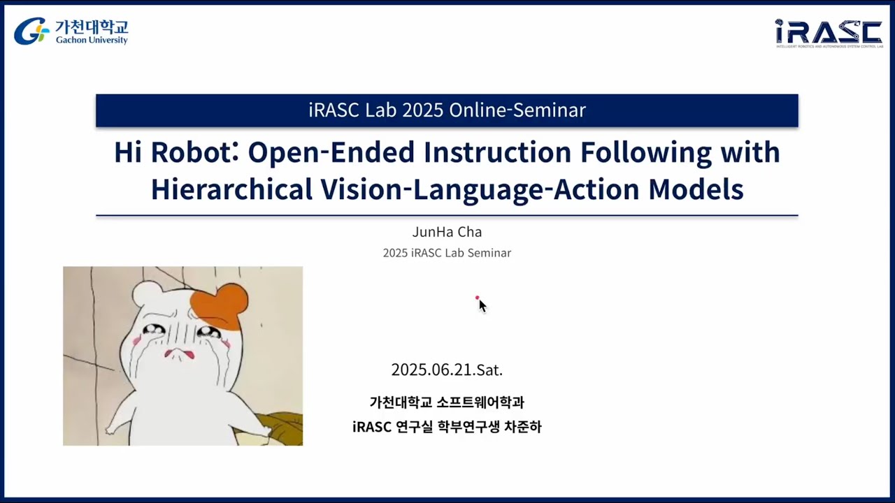 Hi Robot: Open-Ended Instruction Following with Hierarchical Vision-Language-Action Models