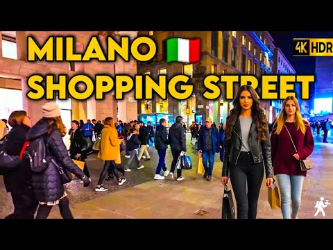 Winter Fashion Luxury Streets of Milan 🇮🇹– Must See! | 4k walk tour