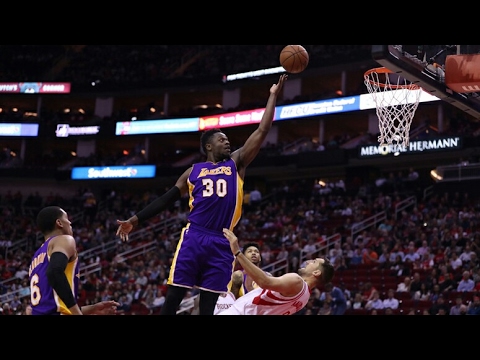 Julius Randle at Rockets (15/03/2017) - Career High 32 Pts, 8 Rebs, 13-17 FGM, 3 Elbows!