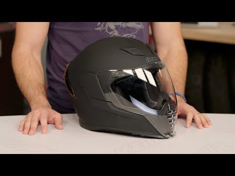 Icon Airflite ForceShield Face Shield – Anti-Fog & Scratch-Resistant Helmet Shield (Pick Your Color)