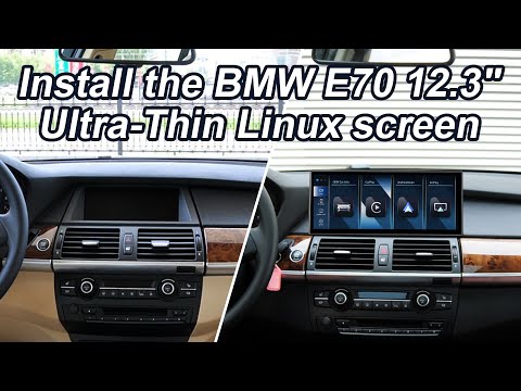 Replacing Your BMW X5 E70 with an Extra Large 12.3" LINUX Apple CarPlay Android Auto HD Screen