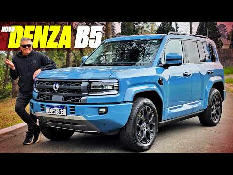 Novo Denza B5 - TODO RICO QUER UM? COMO ANDA? O QUANTO BEBE? MELHOR QUE BMW, LAND ROVER E MERCEDES?