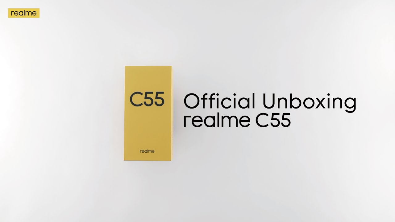 realme C55 official Unboxing Video | 64MP Champion Camera. 256GB Champion Memory.