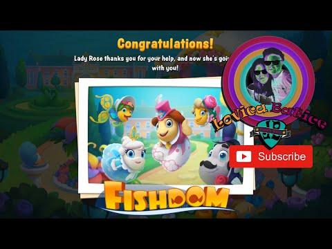 Fishdom - Level 3351 - 3355 - Aquarium Love Story and Story Event Royal Lily Mystery - Gameplay