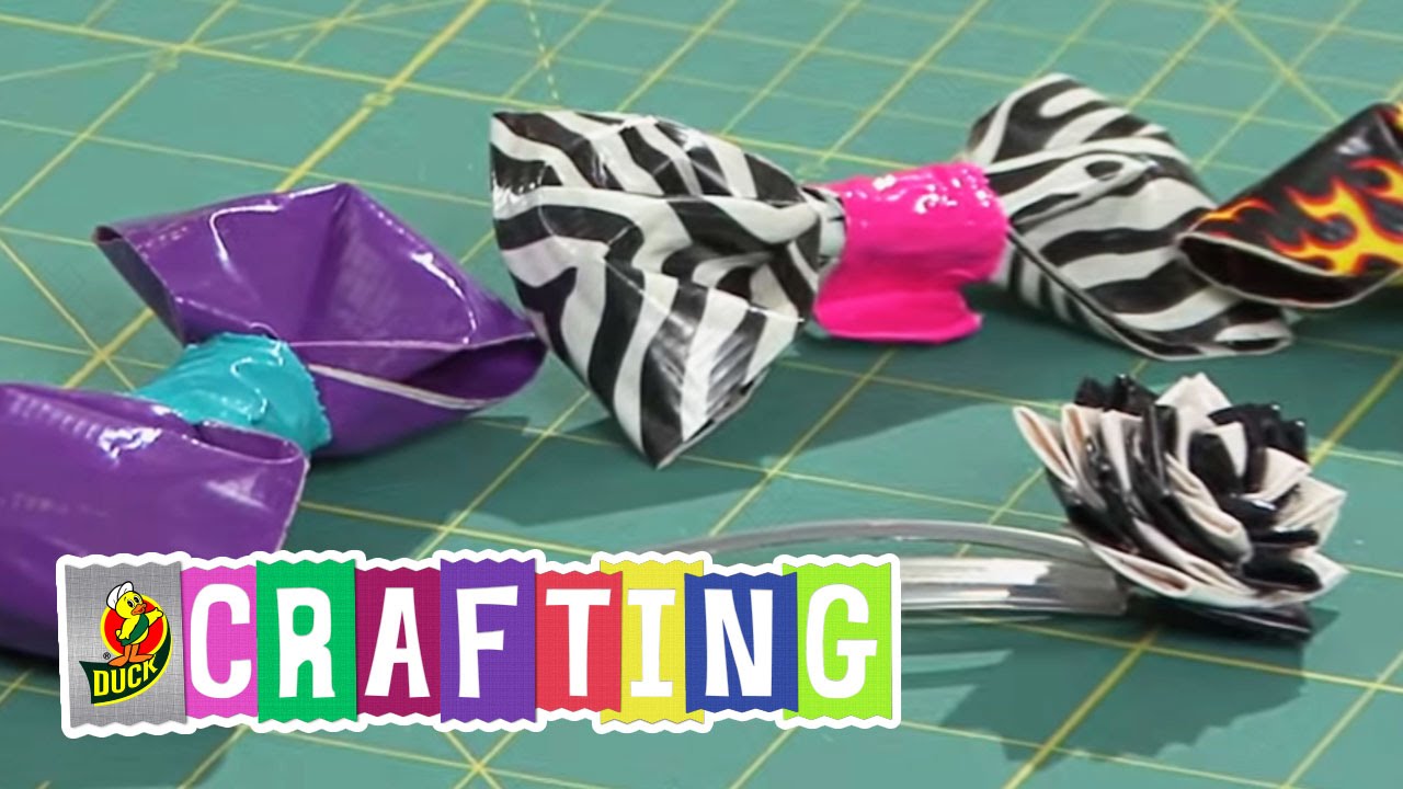 How to Craft a Duct Tape Bow and Hair Accessory