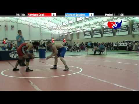 University Nat`ls FS  79 KG / 174 lbs: Harrison Cook vs. Michael Dessino