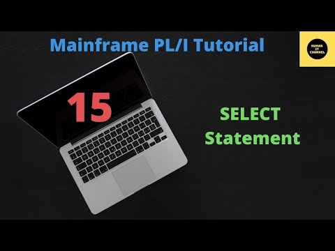 Select Statement in PL/I - Mainframe PL/I Tutorial - Part 15