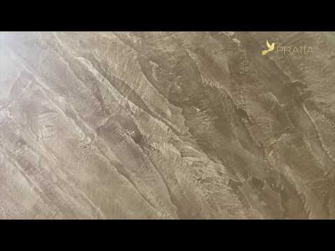 marmorino carrara - polished brown slate design - overview