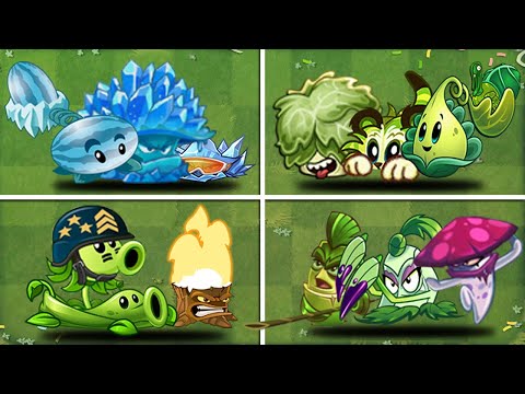 Team Ice shroom plant  Vs 03 Team Best Team Plant - who will win? - PvZ2 Team 03 Plant