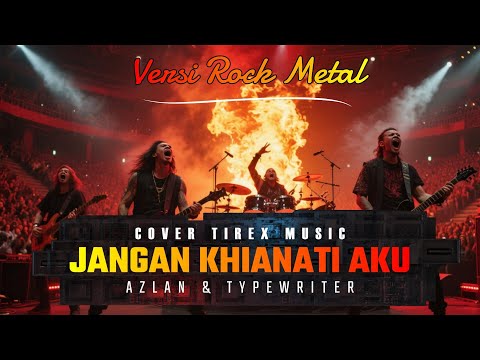 🔥VIRAL !VERSI ROCK METAL "JANGAN KHIANATI AKU" COVER TIREX MUSIC