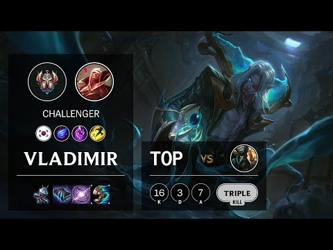Vladimir Top vs Gangplank - KR Challenger Patch 10.10