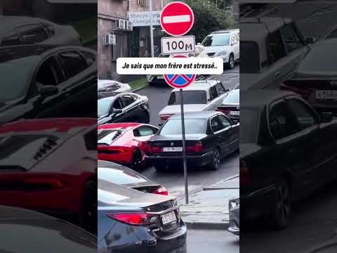 Il est sûrement plus stressé que moi…🤣 #pov #trend #humour #lamborghini #luxurycars #shorts #viral