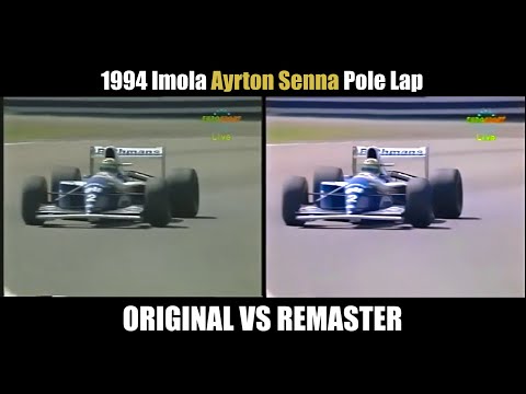 F1 1994 San Marino Grand Prix (Imola) Ayrton Senna "Pole Position Lap" [REMASTER]