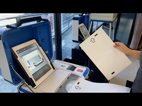 CÁCH THỨC BẦU PHIẾU TRÊN CÁC MÁY MỚI CỦA QUẬN HẠT HARRIS