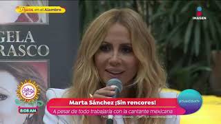 Marta Sánchez habla de sus diferencias con Paulina Rubio | Sale el Sol