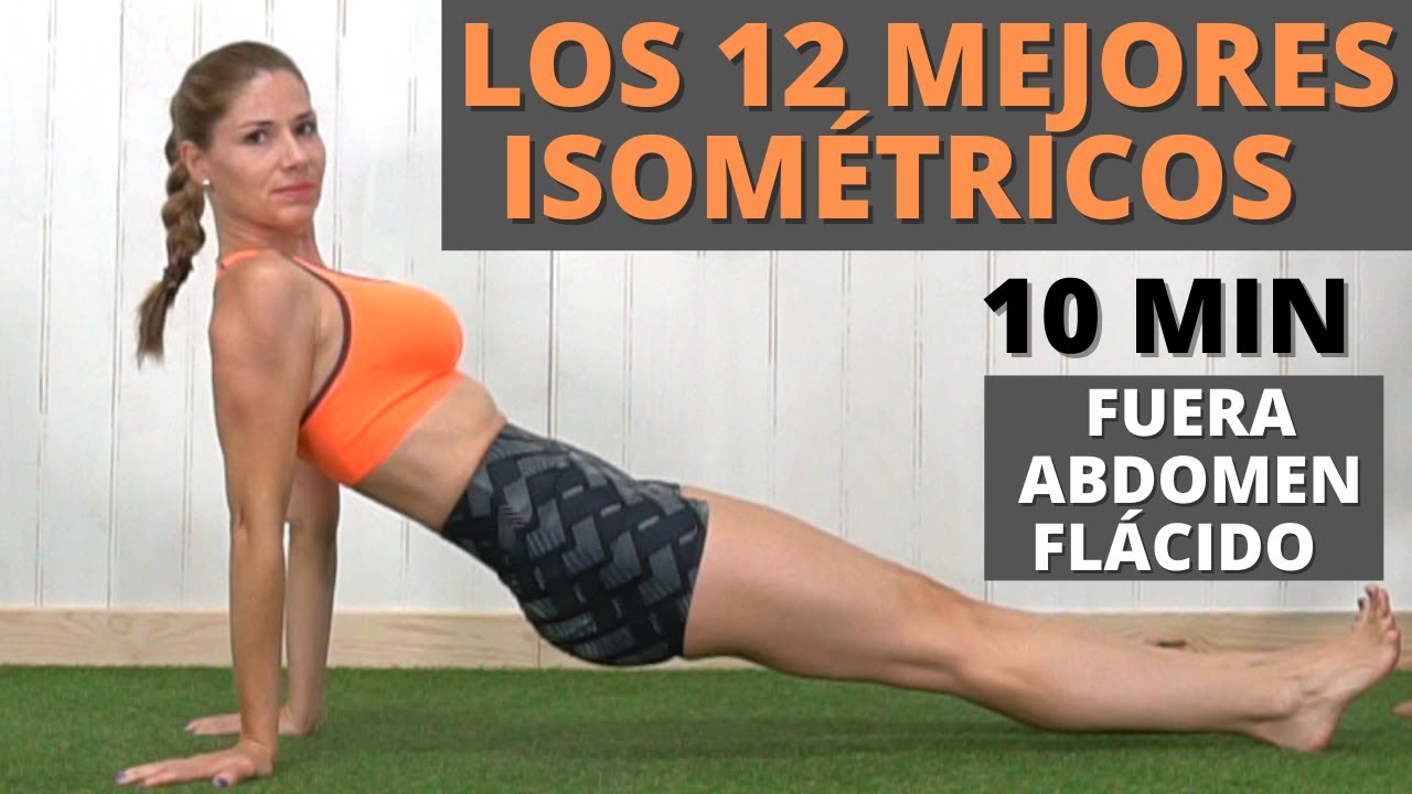 LOS 12 MEJORES Ejercicios ISOMÉTRICOS para abdomen (RUTINA 10 MIN) 💕 Static isometric abs exercises