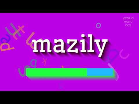 How to say "mazily"! (High Quality Voices)