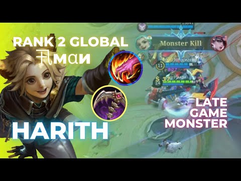 Monster Kill Jungler Harith 1 vs 3 Outplay! - Top 1 Global Harith by 卂мαи - Mobile Legends