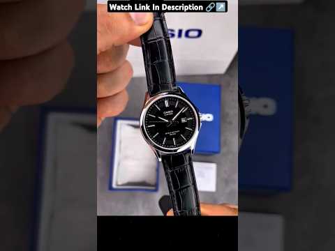 Casio Sapphire Minimalist Luxurious Elegant Men's Watch #luxurywatchesformen #elegantwatches #casio