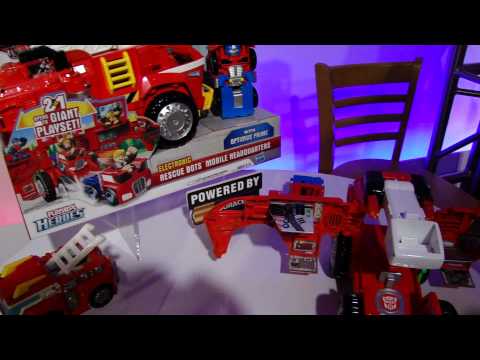 Transformers Rescue Bots at Toy Fair 2012 - Video 1