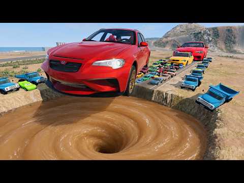 🔥 BIG & SMALL CARS vs MONSTER SQUARE PIT #9 🚗💥 | WHO CAN SURVIVE? | Impala BeamNG