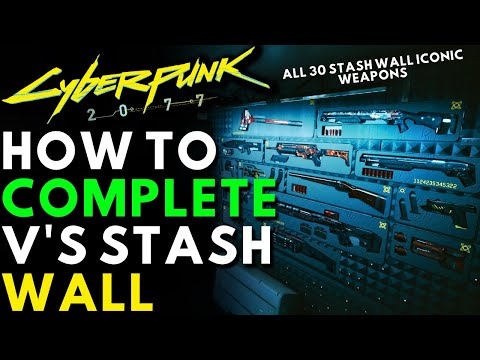 Cyberpunk 2077 - All 30 Iconic Weapons for V’s Stash Wall – Complete Collection & How to Get Them!