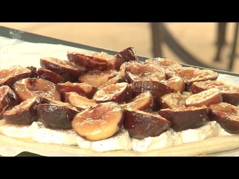 Tarte chèvre-figues