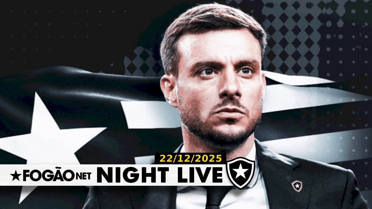 NIGHT LIVE | Temos técnico! Botafogo anuncia chegada de Martín Anselmi para 2026