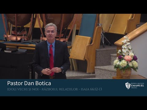 21.11.2021 PM | D. Botica "Idoli vechi și noi - Războiul relațiilor" - Isaia 66:12-13