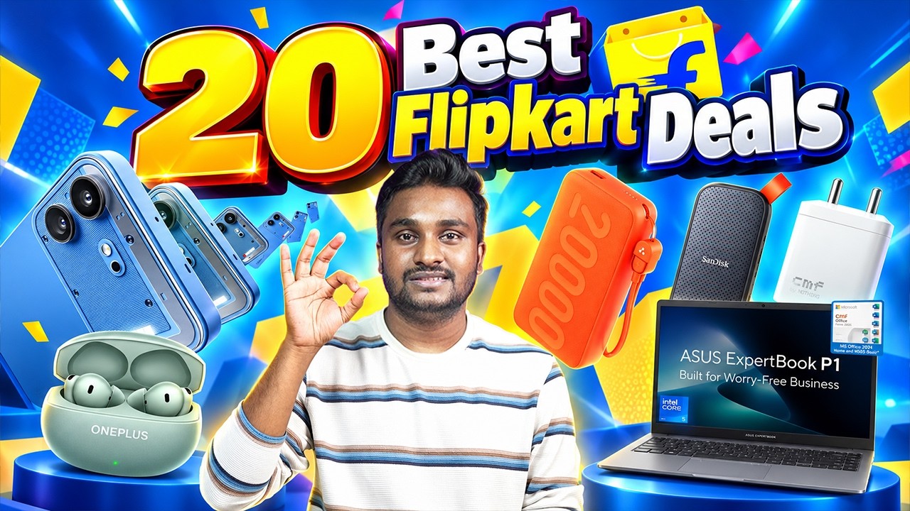 Flipkart's 20 Best Gadget Deals🔥Don’t Miss These Offers!