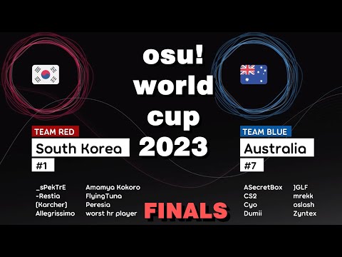 osu! World Cup 2023 Finals: Australia vs South Korea