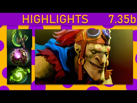 ⭐Nicky`Cool Batrider 15+ Kills! Mid Highlights 7.35b - Dota 2 Top MMR