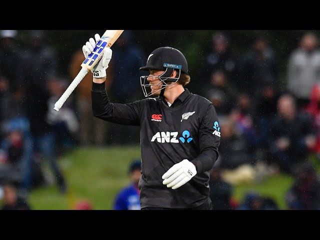 50 for Allen before rain arrives | SHORT HIGHLIGHTS | BLACKCAPS v India | Hagley Oval