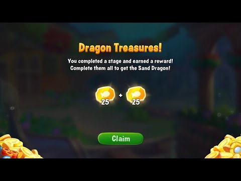 Fishdom Win Strikes 3328 - 3336, Get Dragon Treasure Ticket