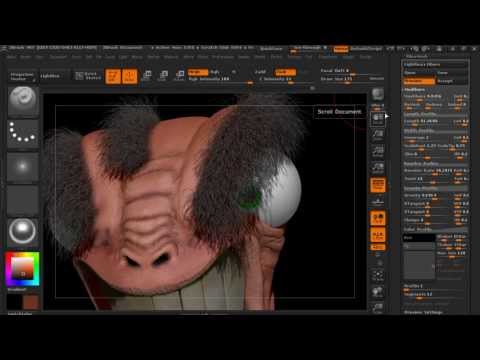 Top Tip: Give Your Sculpted Creation Some Hair - Using FiberMesh in ZBrush