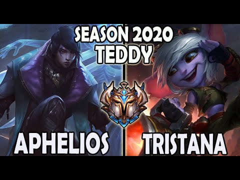 T1 Teddy APHELIOS vs TRISTANA [ ADC ] Lol Ranked Korea