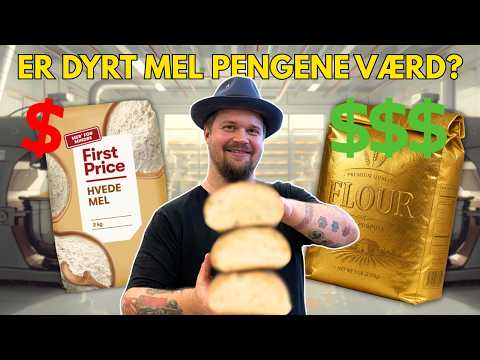 Er dyrt mel pengene værd, når du bager brød?