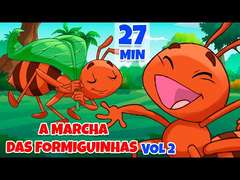 A Marcha das Formiguinhas vol 2 - Giramille 27 min | Desenho Animado Musical