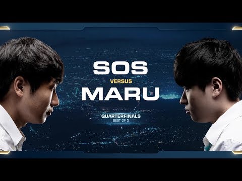 Maru vs sOs TvP - Quarterfinals - 2018 WCS Global Finals - StarCraft II