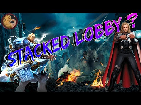 THOR JUNGLE: STACKED RANK LOBBY GETS DECIMATED | RANKED SMITE
