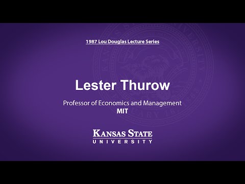 Lester Thurow (Audio Only)