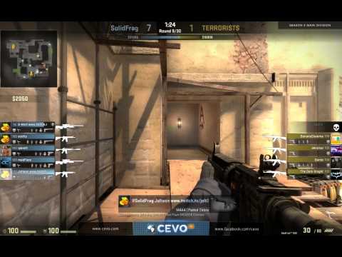 CEVO-Main CS:GO Season 3: Solid Frag vs. GameSense - Week 2:1 on de_mirage
