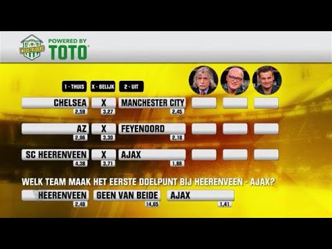 TOTO-voorspelling: ''Verlies voor Ajax en Feyenoor - VOETBAL INSIDE