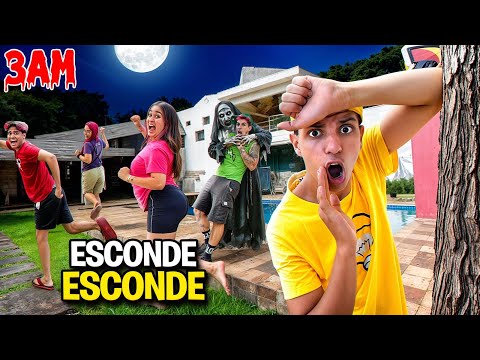 ESCONDE ESCONDE DE TERROR AS 3H DA MANHÃ *Aconteceu coisas sobrenaturais !